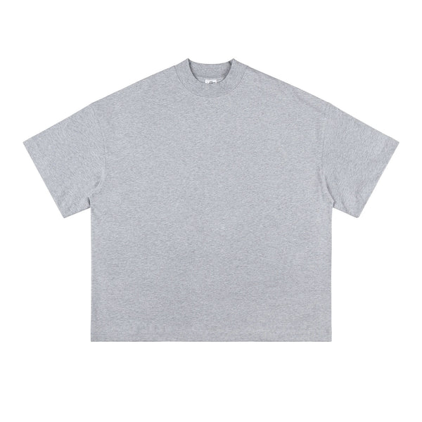 IDLT T-shirt, heather gray front.