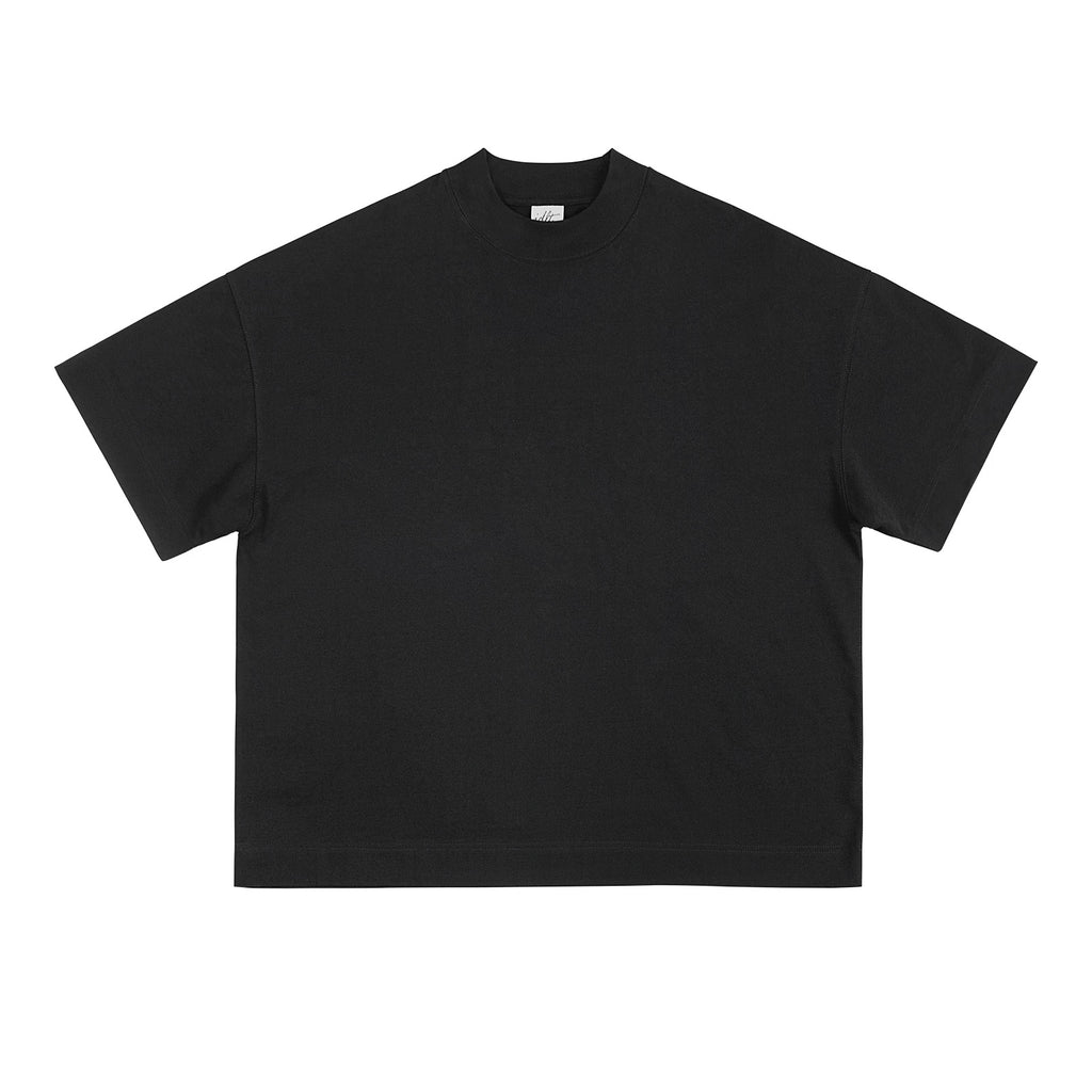 IDLT T-shirt, black front.