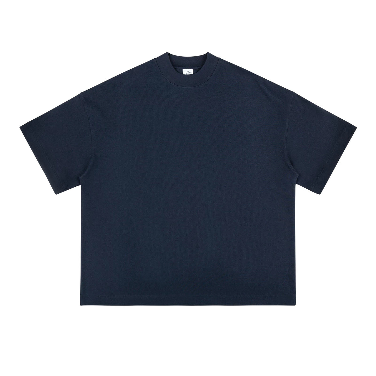 IDLT T-shirt, navy front.