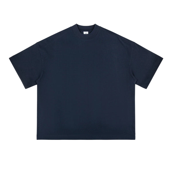 IDLT T-shirt, navy front.