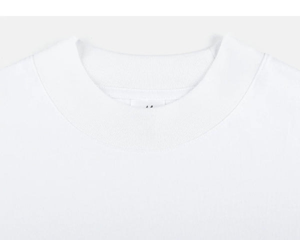 IDLT T-shirt, white crewneck.
