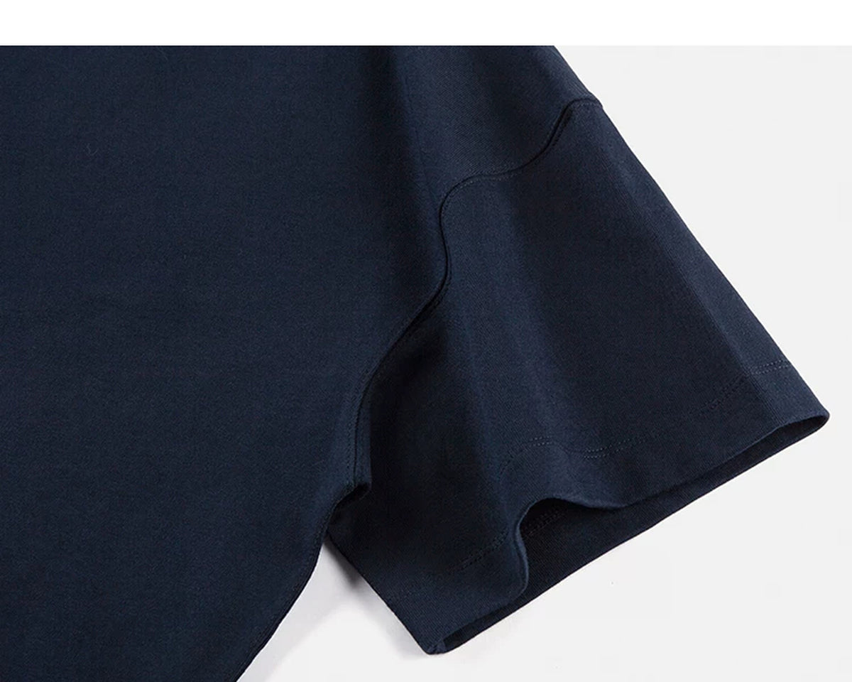 IDLT T-shirt, navy sleeve.