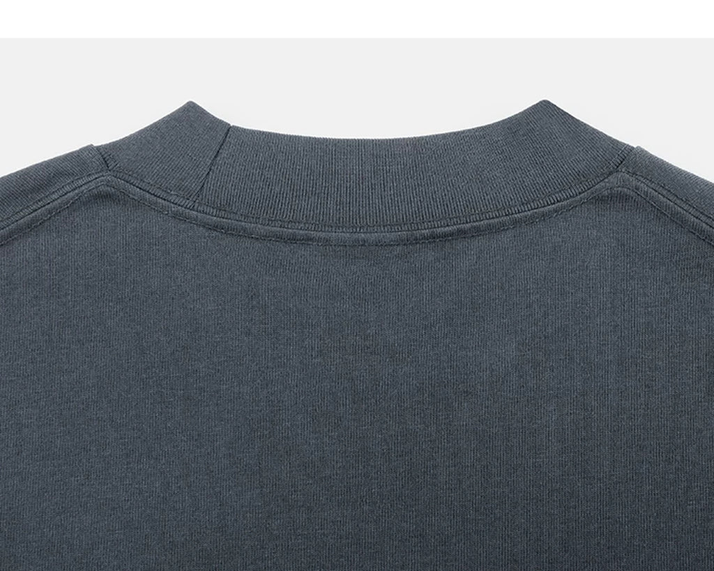 IDLT T-shirt, dark gray back neckline.
