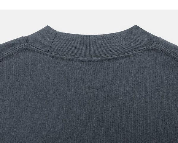 IDLT T-shirt, dark gray back neckline.