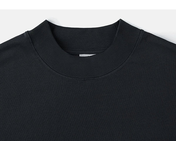 IDLT long sleeve T-shirt, black crewneck.
