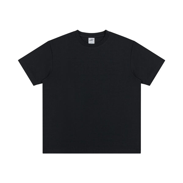 IDLT T-shirt, black front.
