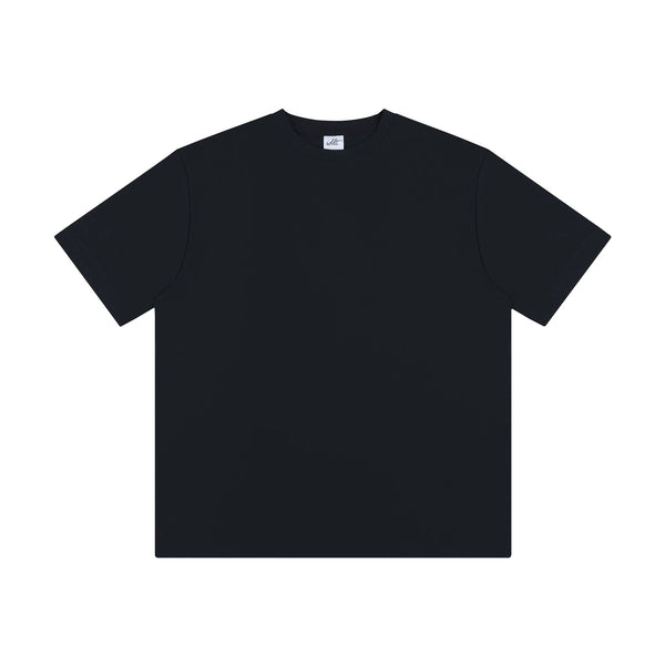 IDLT T-shirt, black front.