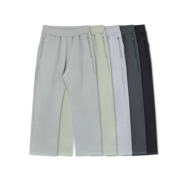Zip-Pocket Wide-Leg Sweatpants - COPPING THREADS - IDLT