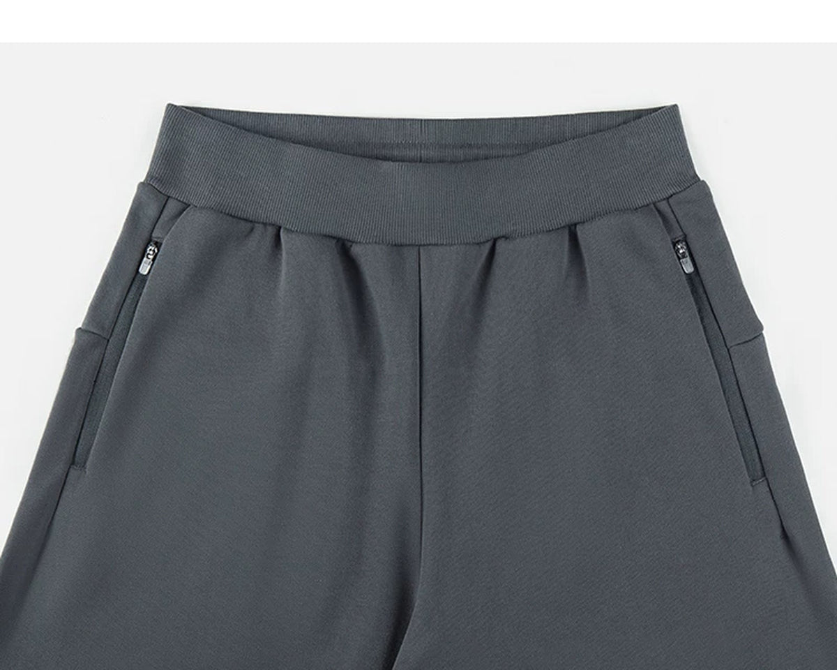 Zip-Pocket Wide-Leg Sweatpants - COPPING THREADS - IDLT