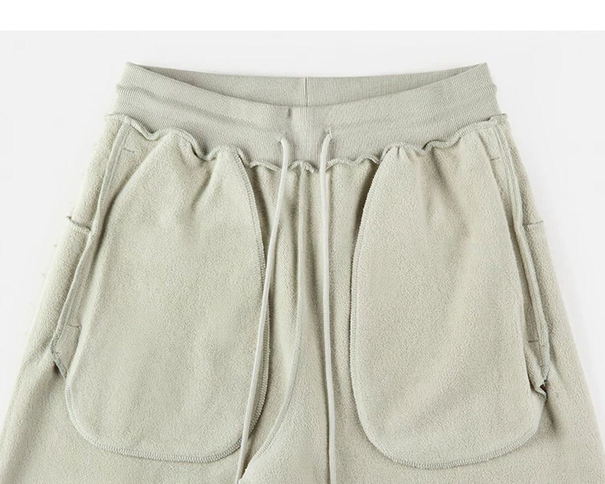 Zip-Pocket Wide-Leg Sweatpants - COPPING THREADS - IDLT