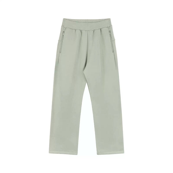 Zip-Pocket Wide-Leg Sweatpants - COPPING THREADS - IDLT