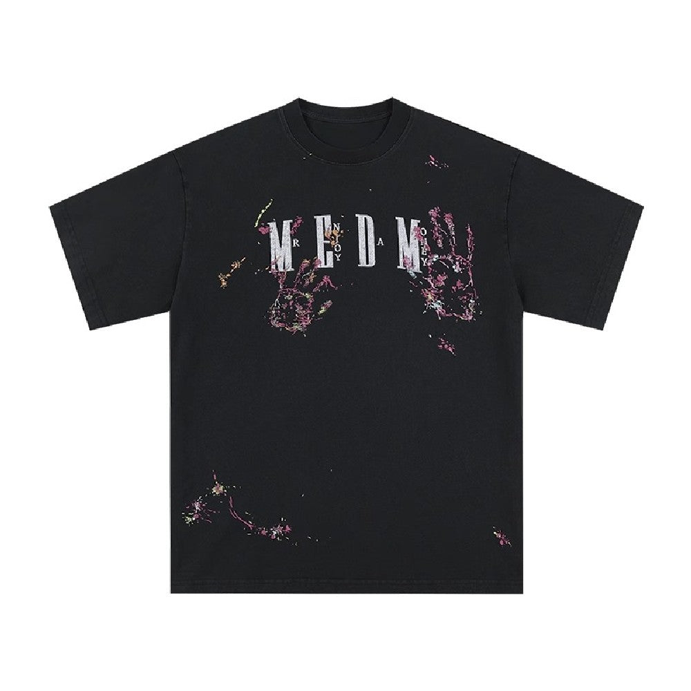 MEDM ルインドウォッシュロゴTシャツ