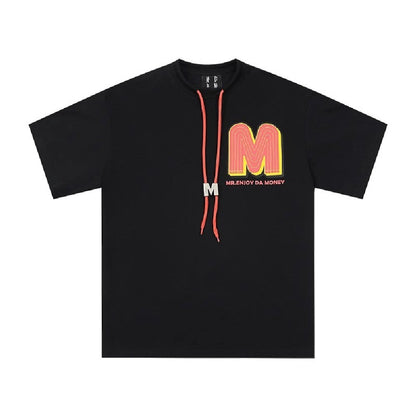 MEDM フラワーフォームプリント ロゴTシャツ