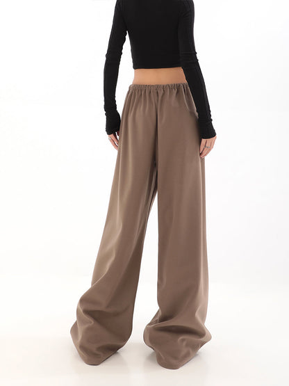 Wide-leg Drawstring Sweatpants