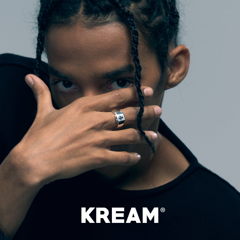 KREAM S925 スターリングシルバー シェルリング クロスリング