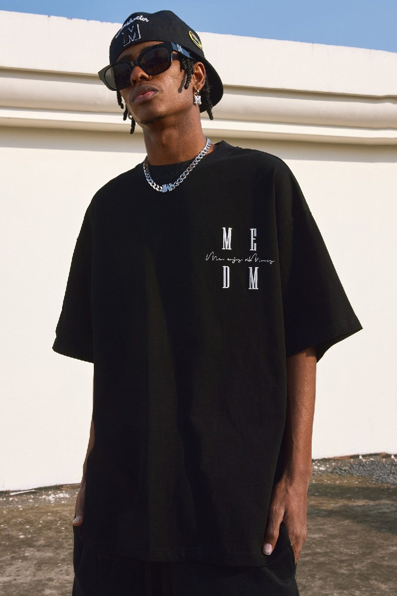 MEDM Embroidered Logo Tee