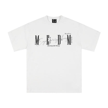 MEDM ベーシックロゴプリントTシャツ