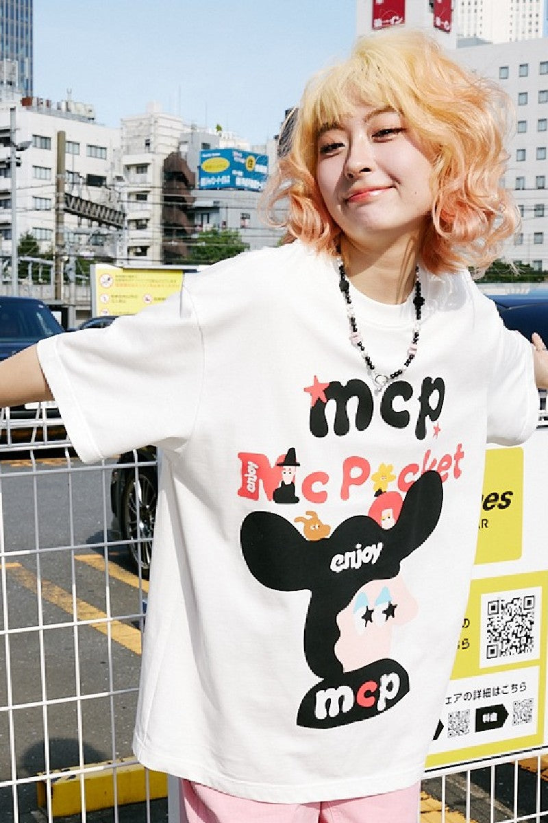 MEDM MCP ロゴプリント Tシャツ