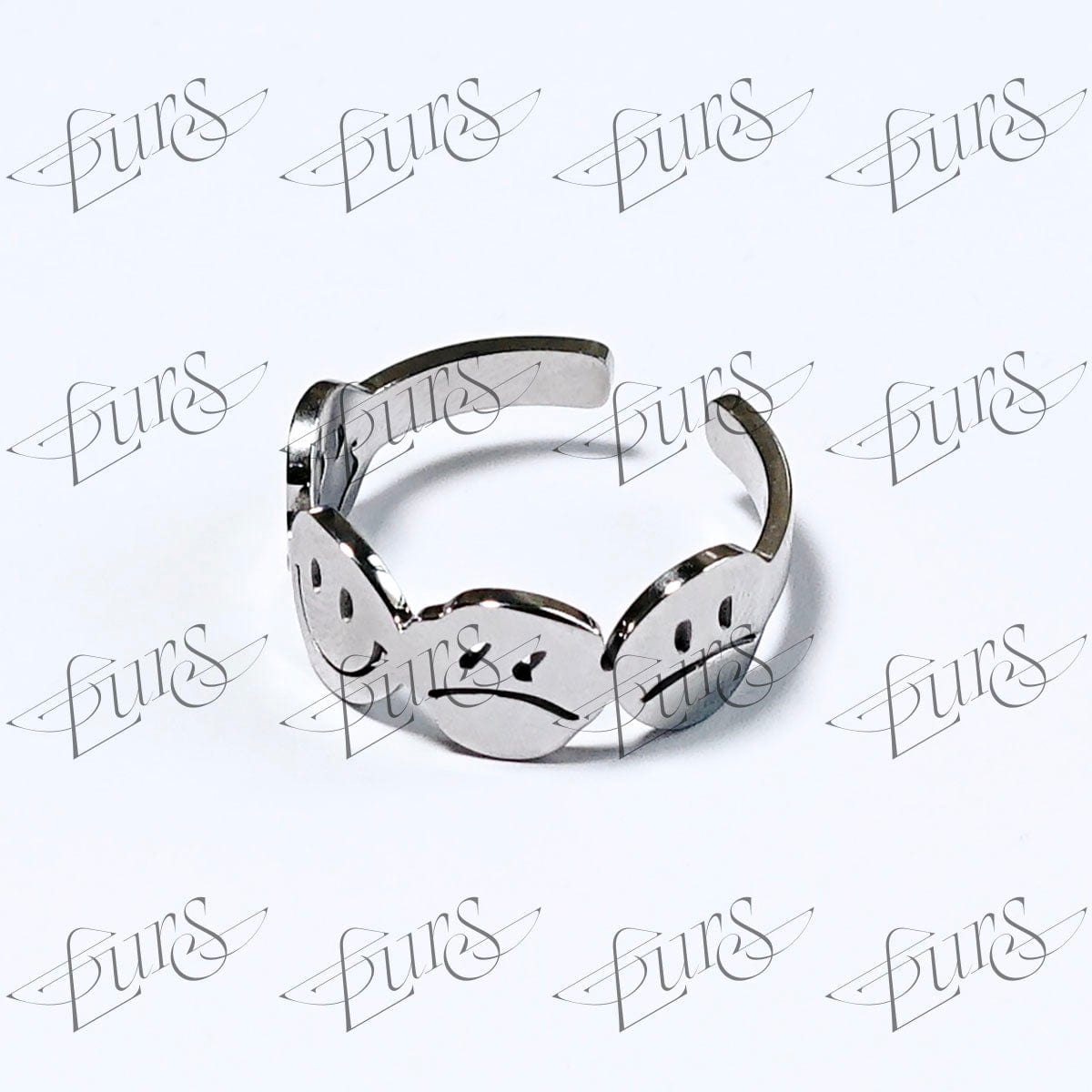 LURS FOUR FACES Emoji Ring