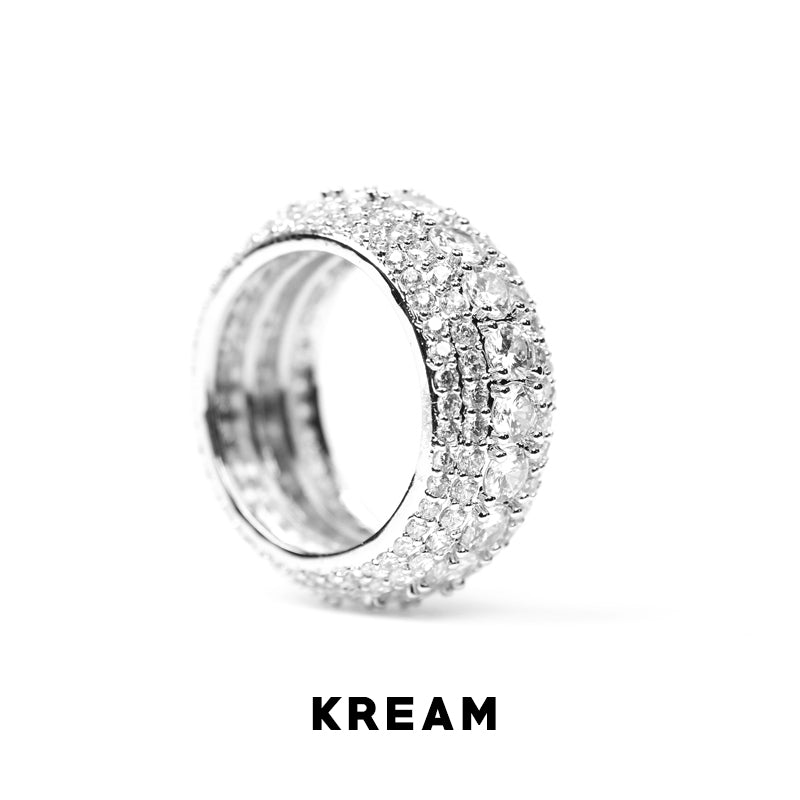 KREAM Simple Full Set Zirconia Ring