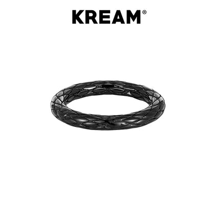 KREAM チタンブラックリング