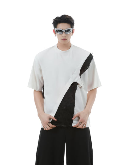 Irregular Patchwork Tee