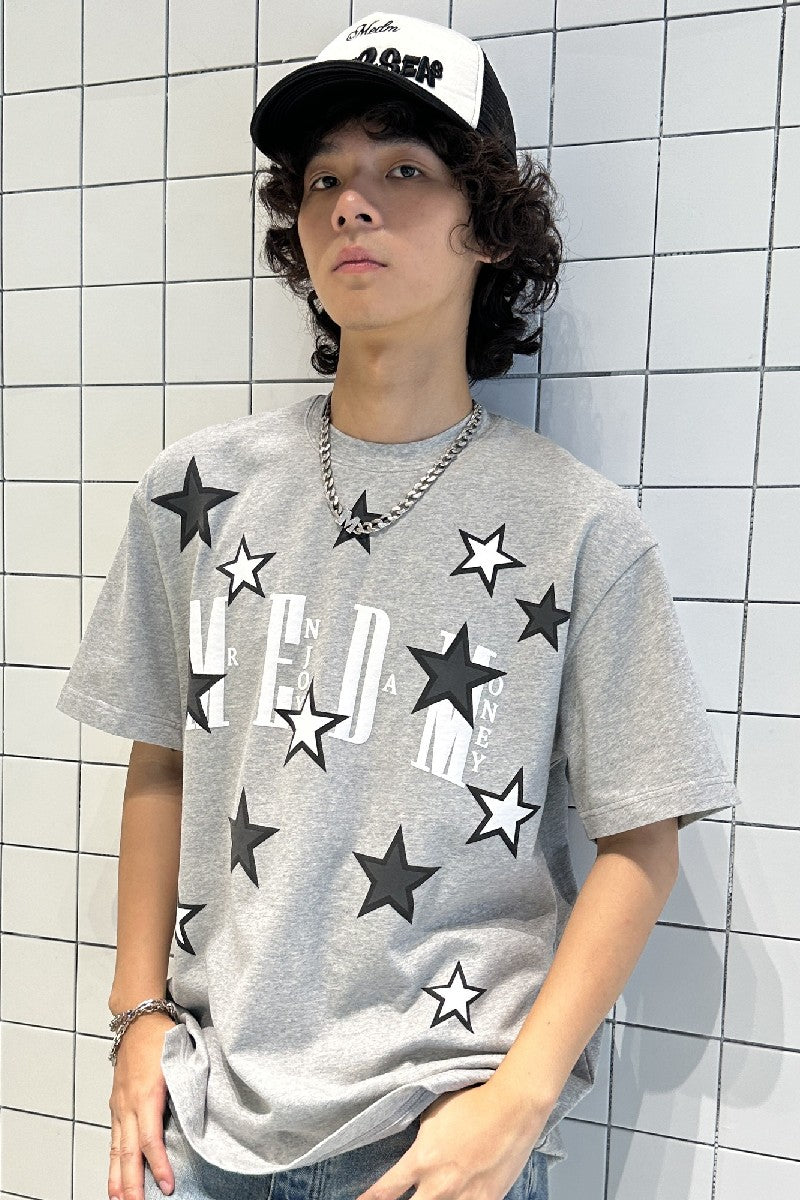 MEDM Stars Print Logo Tee