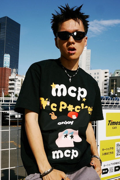 MEDM MCP ロゴプリント Tシャツ