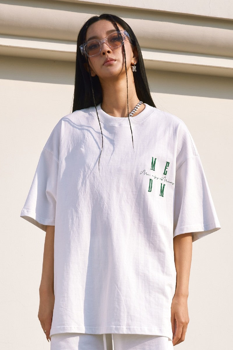 MEDM Embroidered Logo Tee