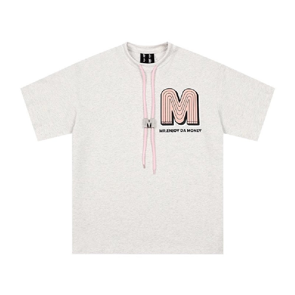 MEDM フラワーフォームプリント ロゴTシャツ