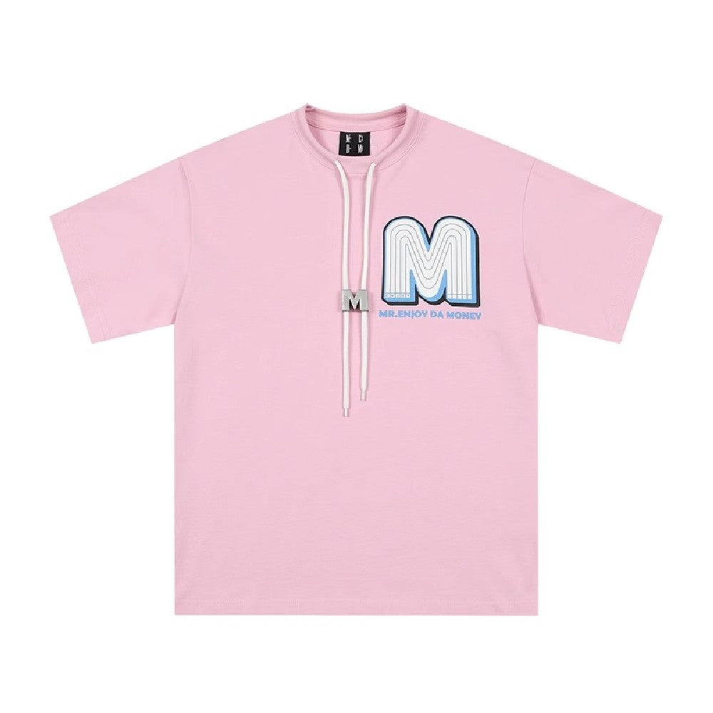 MEDM フラワーフォームプリント ロゴTシャツ