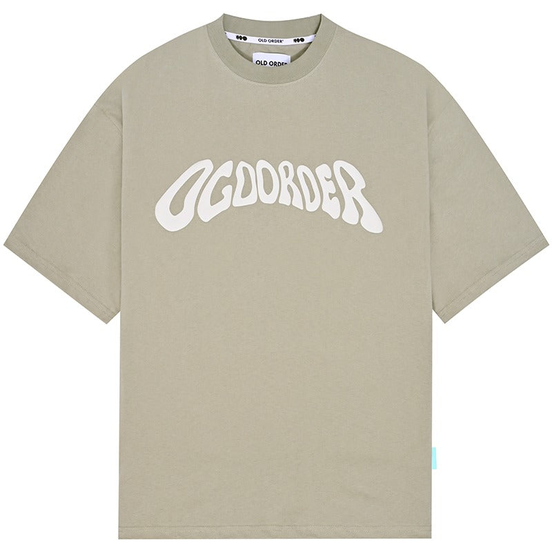 Old Order Foam Print Logo Tee