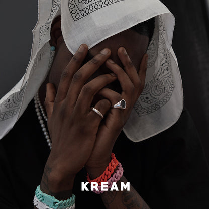 KREAM S925 スターリングシルバー シンプル ペプラム 光沢リング