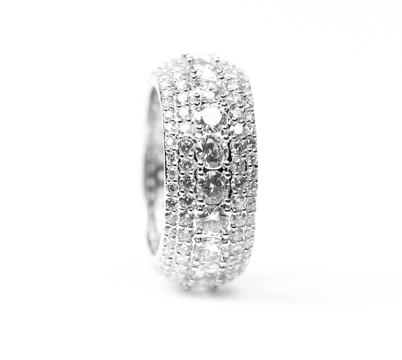 KREAM Simple Full Set Zirconia Ring