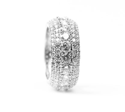 KREAM Simple Full Set Zirconia Ring