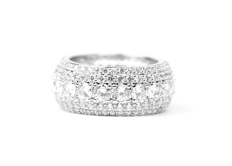 KREAM Simple Full Set Zirconia Ring