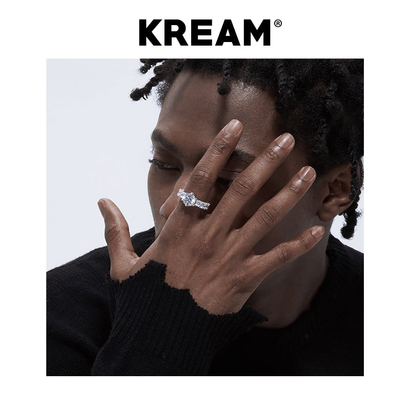 Kream ice ring full diamond ring