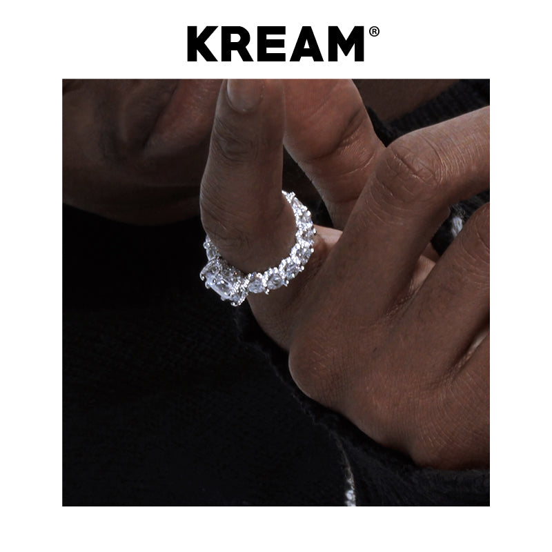 Kream ice ring full diamond ring