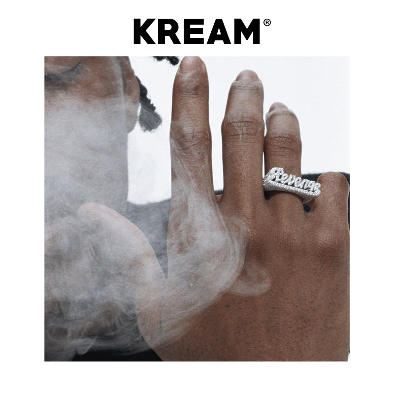 KREAM S925 Pure silver ice revenge ring