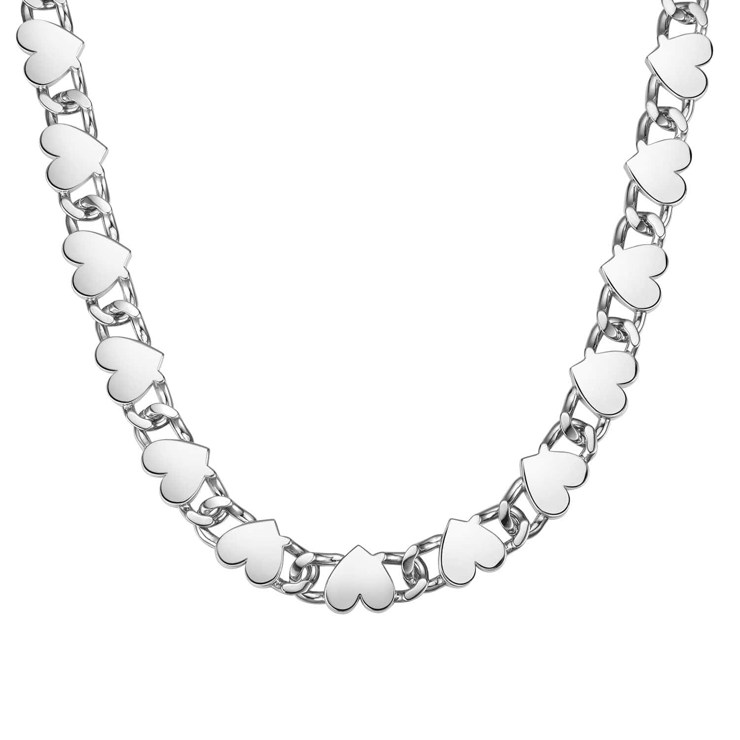 LURS Heart Cuban Chain