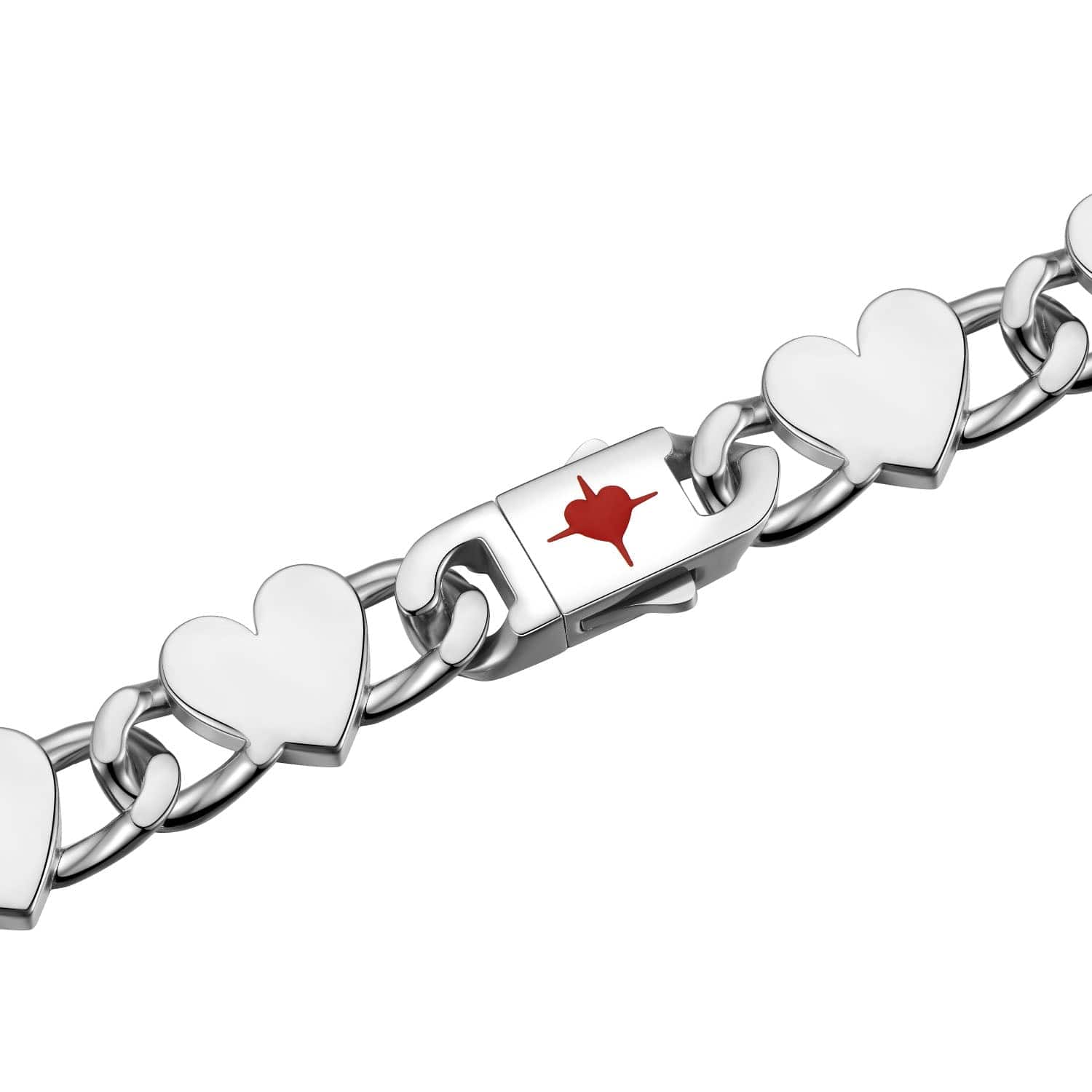 LURS Heart Cuban Chain