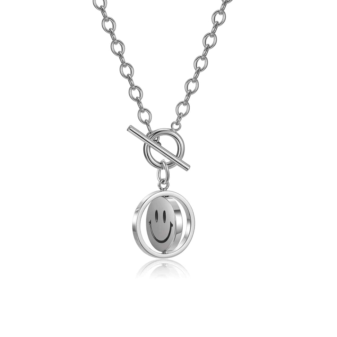 LURS Emoji Reversible Necklace (Tonal Linked Chain)