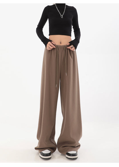 Wide-leg Drawstring Sweatpants