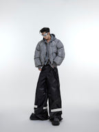 ArguE CulturE Distressed Two - piece Design Sweatshirt Patchwork Cotton Jacket - COPPING THREADS - ArguE CulturE