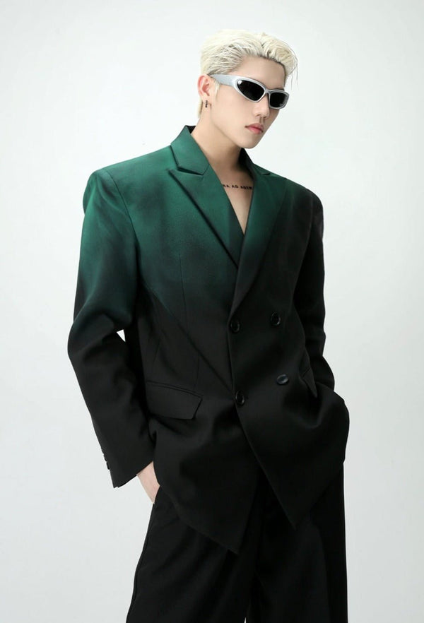 ArguE CulturE Gradient Shoulder Pad Blazer - COPPING THREADS - ArguE CulturE