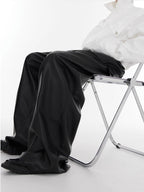 ArguE CulturE High Waist Wide Leg Leather Pants - COPPING THREADS - ArguE CulturE