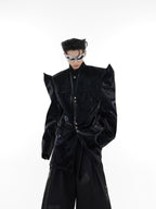 ArguE CulturE Horn - shaped Leather Jacket - COPPING THREADS - ArguE CulturE