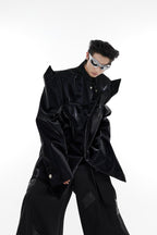 ArguE CulturE Horn - shaped Leather Jacket - COPPING THREADS - ArguE CulturE