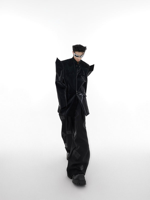 ArguE CulturE Horn - shaped Leather Jacket - COPPING THREADS - ArguE CulturE