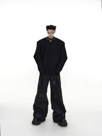 ArguE CulturE Label Graphic Drape Suit Pants - COPPING THREADS - ArguE CulturE